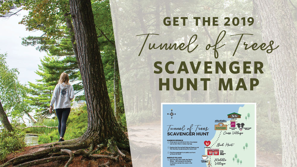 Adventures Await! Download our Tunnel of Trees Scavenger Hunt