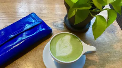 Matcha late from Higher Grounds